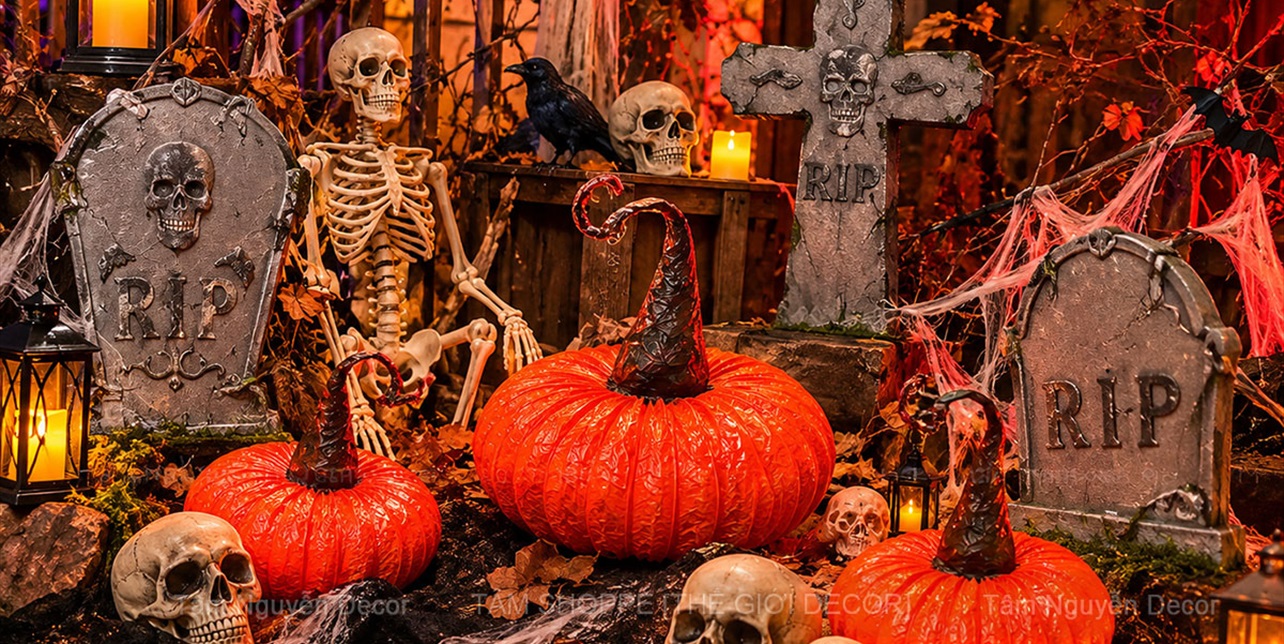 CONCEPT DECOR HALLOWEEN THỰC HIỆN BỞI TÂM NGUYỄN DECOR